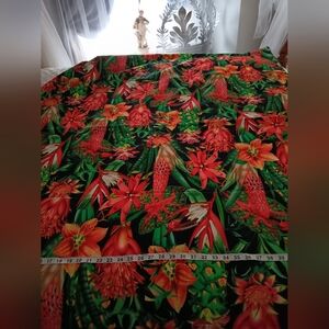 STOF FRANCE LAURA LANCELLE Fabric Tablecloth Tropical print